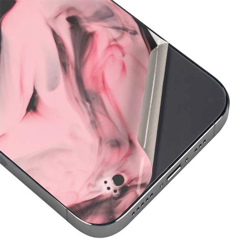 Pink Marble Ink iPhone 16 Pro Skin